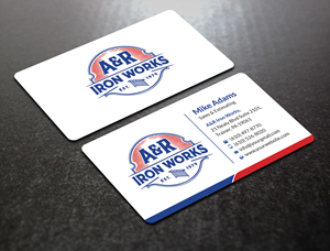 Diseño de Tarjeta de Presentación por SM~ Designer para A&R Iron Works | Diseño: #36899516