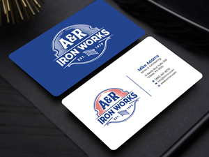 Diseño de Tarjeta de Presentación por Graphixpointt para A&R Iron Works | Diseño: #36864111
