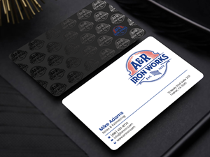 Diseño de Tarjeta de Presentación por Graphixpointt para A&R Iron Works | Diseño: #36864117