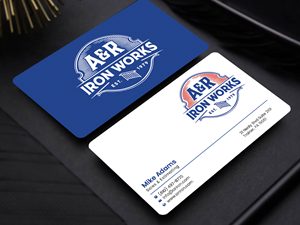 Diseño de Tarjeta de Presentación por Graphixpointt para A&R Iron Works | Diseño: #36864118
