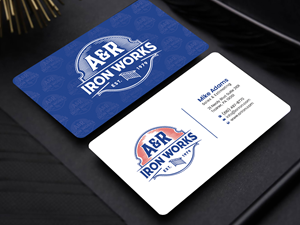 Diseño de Tarjeta de Presentación por Graphixpointt para A&R Iron Works | Diseño: #36864119