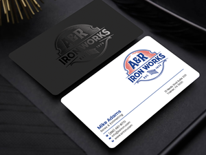 Diseño de Tarjeta de Presentación por Graphixpointt para A&R Iron Works | Diseño: #36864123