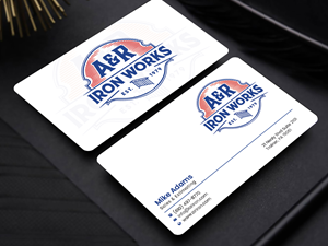 Diseño de Tarjeta de Presentación por Graphixpointt para A&R Iron Works | Diseño: #36864124