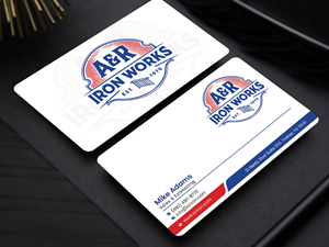 Diseño de Tarjeta de Presentación por Graphixpointt para A&R Iron Works | Diseño: #36867374