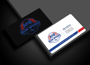 Diseño de Tarjeta de Presentación por Graphixpointt para A&R Iron Works | Diseño: #36867586