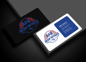 Diseño de Tarjeta de Presentación por Graphixpointt para A&R Iron Works | Diseño: #36867669