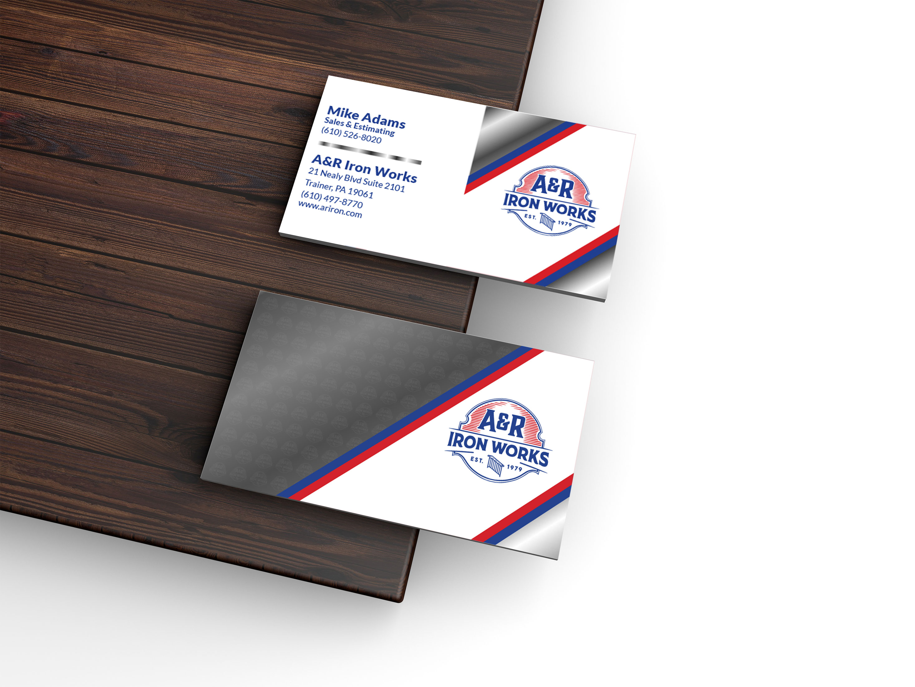 Diseño de Tarjeta de Presentación por VectorForge para A&R Iron Works | Diseño #36889363