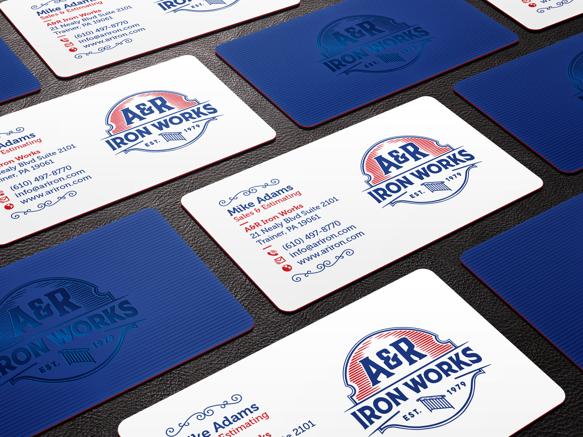 Diseño de Tarjeta de Presentación por Bharat Graphic para A&R Iron Works | Diseño #36870942