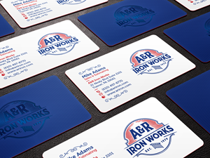 Diseño de Tarjeta de Presentación por Bharat Graphic para A&R Iron Works | Diseño: #36870942