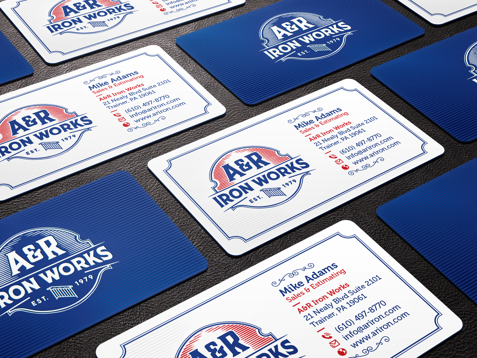 Diseño de Tarjeta de Presentación por Bharat Graphic para A&R Iron Works | Diseño #36870943