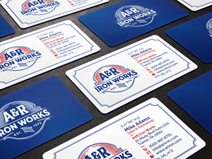 Diseño de Tarjeta de Presentación por Bharat Graphic para A&R Iron Works | Diseño #36870943