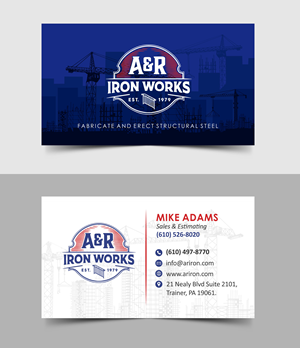 Diseño de Tarjeta de Presentación por Rajneesha para A&R Iron Works | Diseño: #36866897