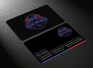 Diseño de Tarjeta de Presentación por jk_studio para A&R Iron Works | Diseño: #36867016