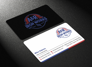 Diseño de Tarjeta de Presentación por jk_studio para A&R Iron Works | Diseño: #36867075