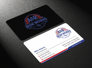 Diseño de Tarjeta de Presentación por jk_studio para A&R Iron Works | Diseño: #36867146