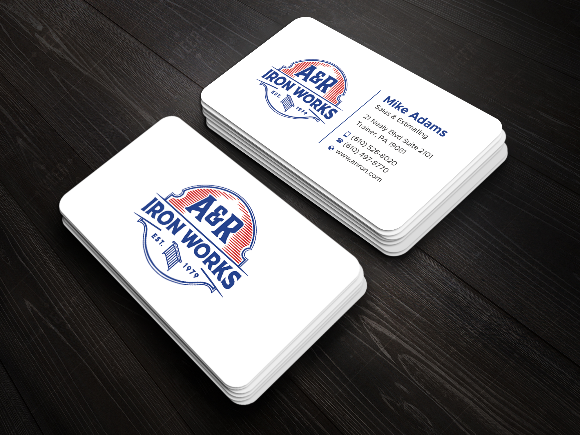 Diseño de Tarjeta de Presentación por Expert Bappy para A&R Iron Works | Diseño #36864365