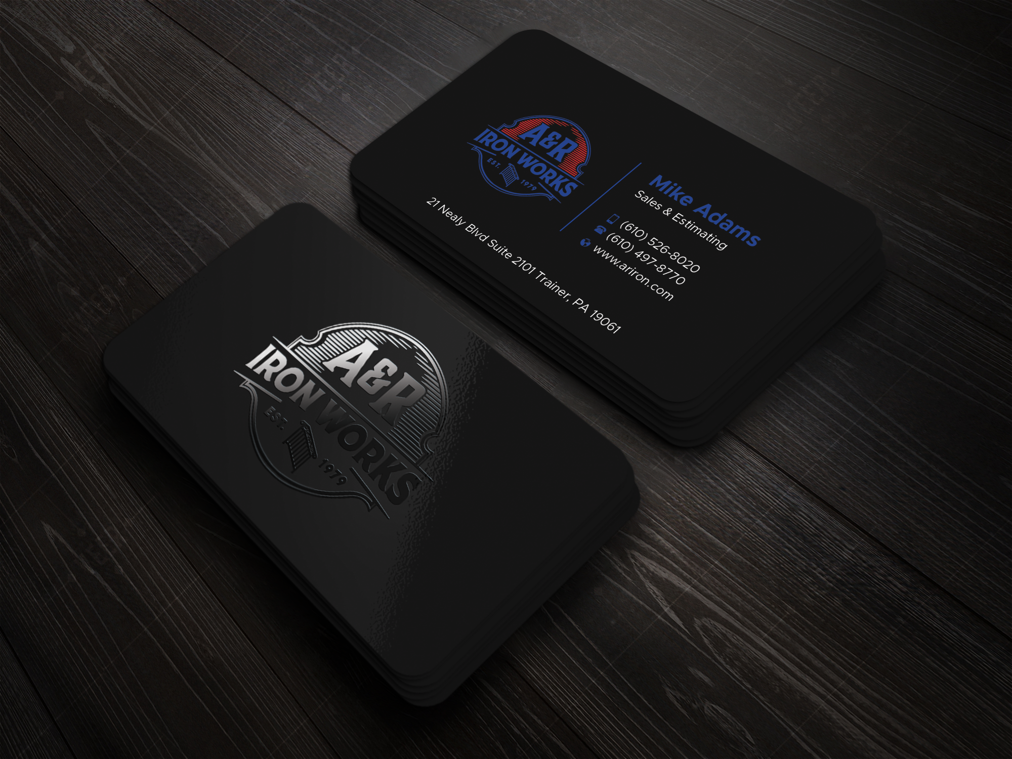 Diseño de Tarjeta de Presentación por Expert Bappy para A&R Iron Works | Diseño #36864480