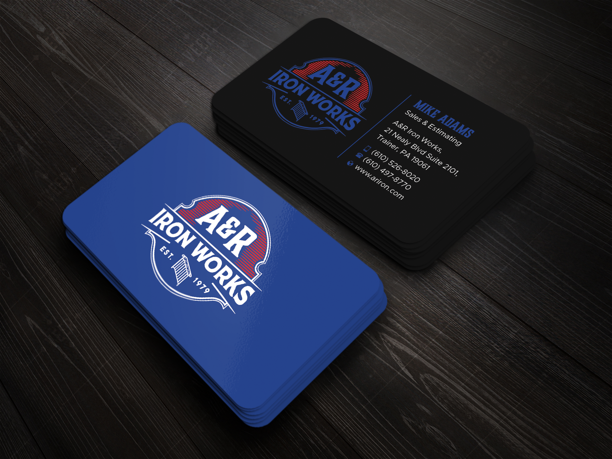 Diseño de Tarjeta de Presentación por Expert Bappy para A&R Iron Works | Diseño #36864618