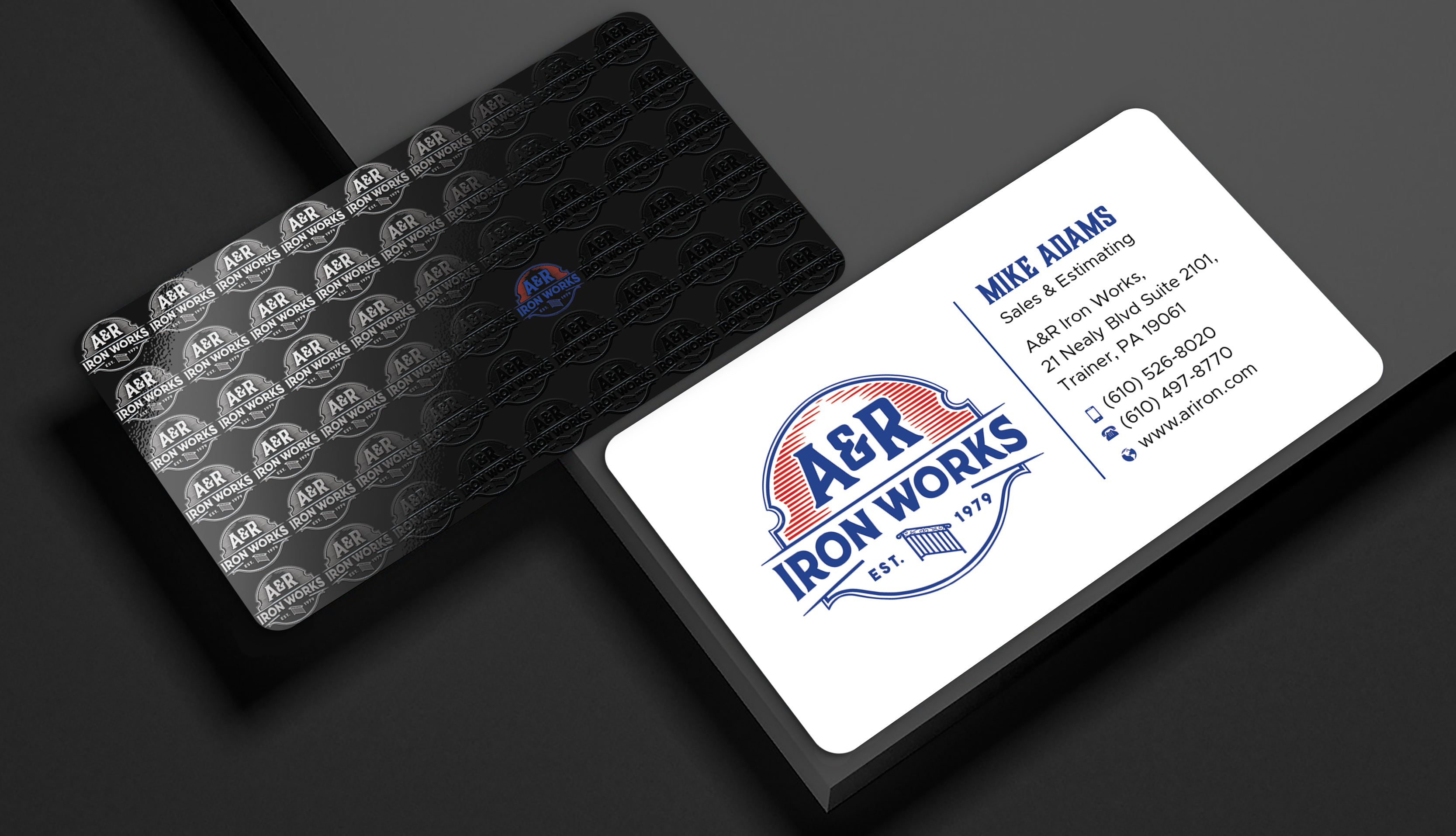 Diseño de Tarjeta de Presentación por Expert Bappy para A&R Iron Works | Diseño #36864620