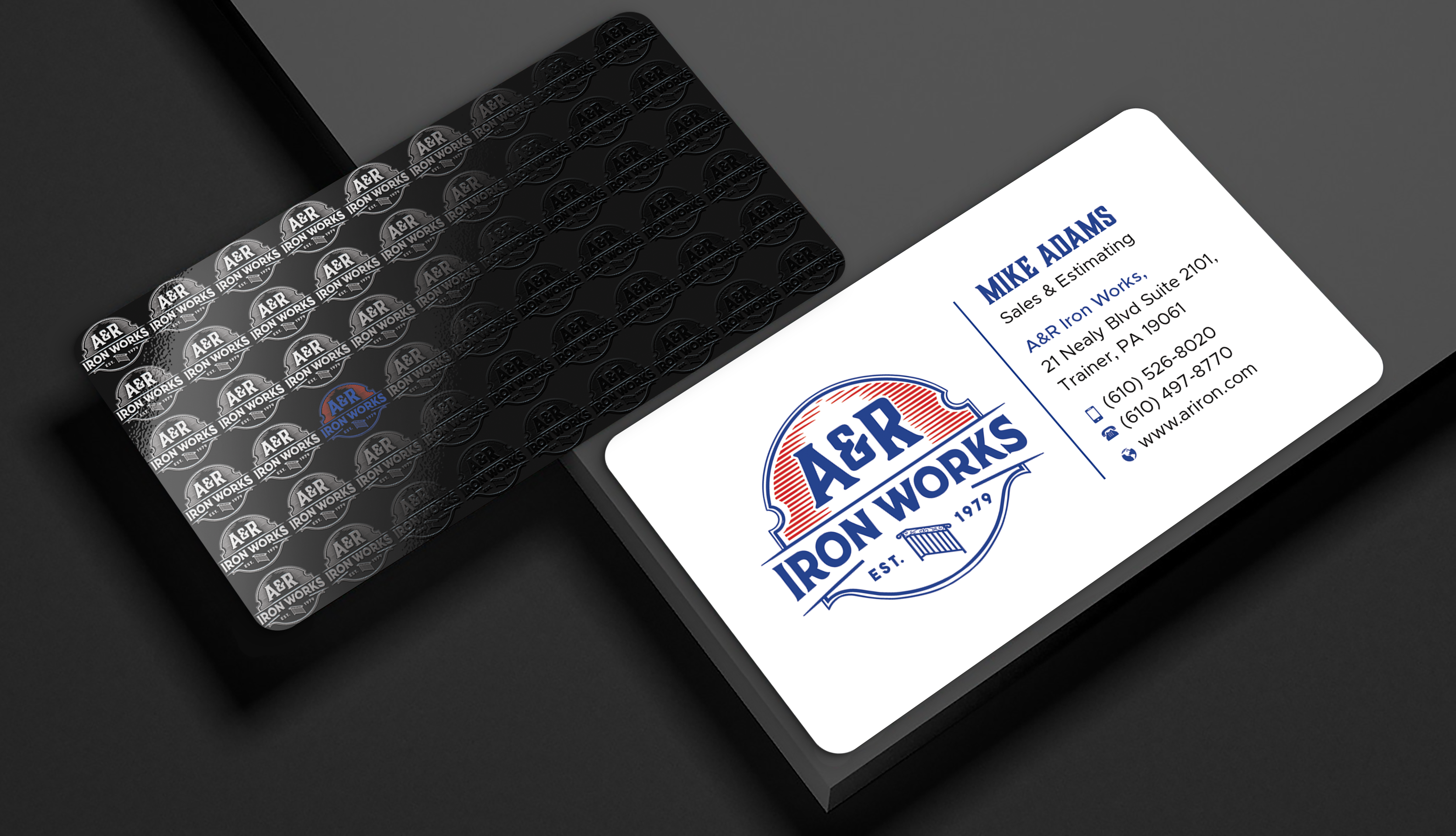 Diseño de Tarjeta de Presentación por Expert Bappy para A&R Iron Works | Diseño #36864658