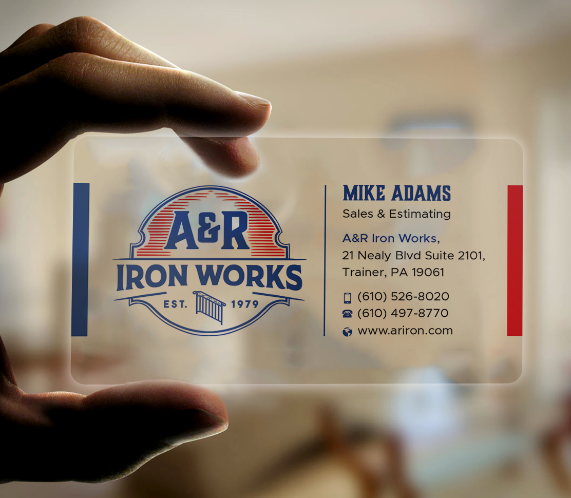 Diseño de Tarjeta de Presentación por Expert Bappy para A&R Iron Works | Diseño #36864673