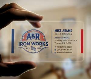 Diseño de Tarjeta de Presentación por Expert Bappy para A&R Iron Works | Diseño: #36864673