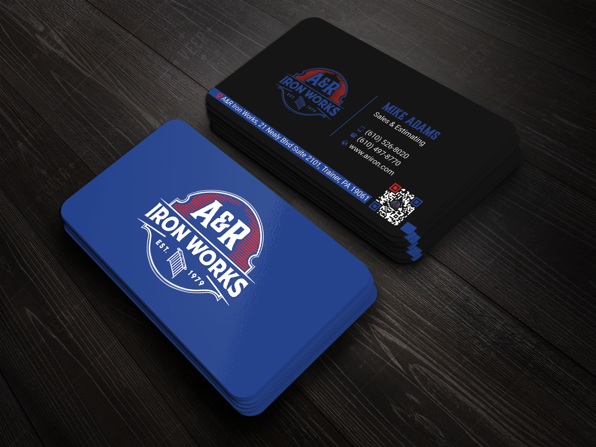 Diseño de Tarjeta de Presentación por Expert Bappy para A&R Iron Works | Diseño #36866421