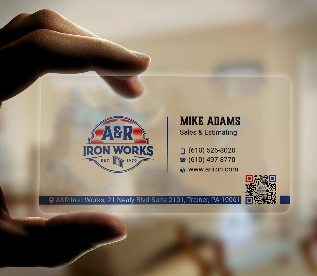 Diseño de Tarjeta de Presentación por Expert Bappy para A&R Iron Works | Diseño #36866423