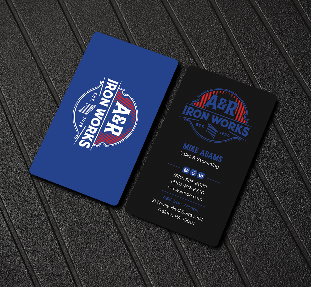 Diseño de Tarjeta de Presentación por Expert Bappy para A&R Iron Works | Diseño #36866792