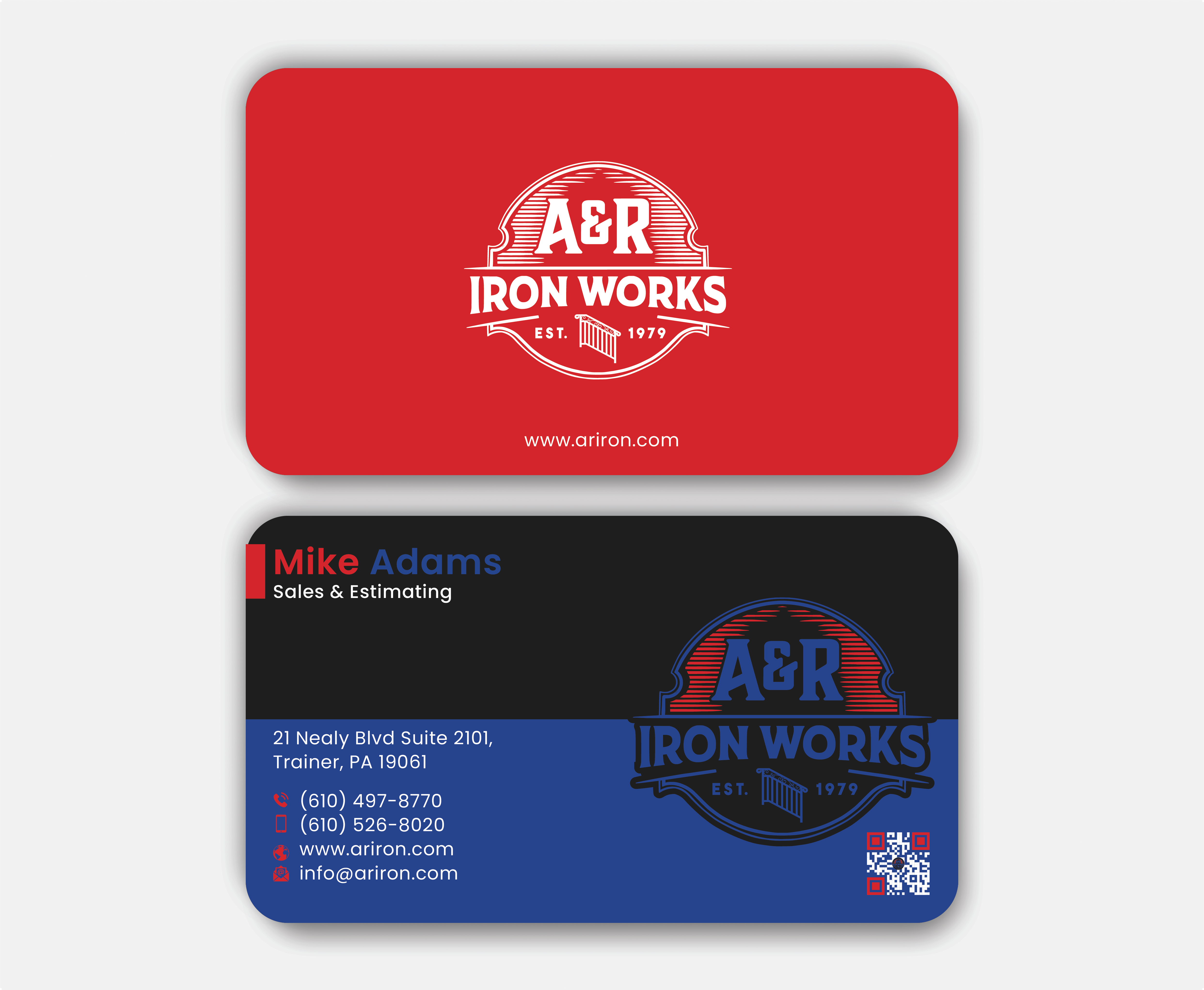 Diseño de Tarjeta de Presentación por DesignerShahadat para A&R Iron Works | Diseño #36865166