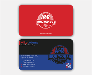 Diseño de Tarjeta de Presentación por DesignerShahadat para A&R Iron Works | Diseño: #36865166