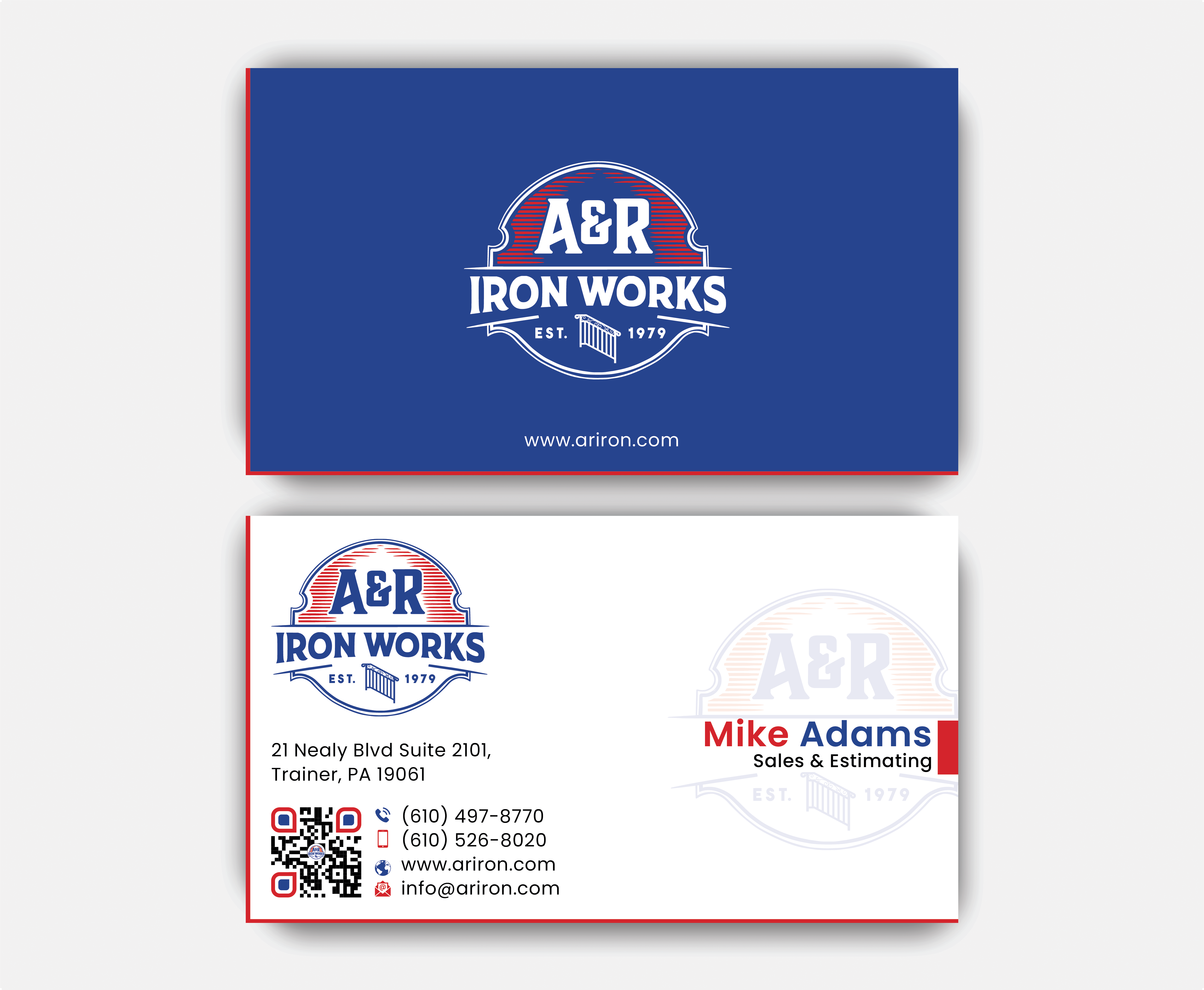 Diseño de Tarjeta de Presentación por DesignerShahadat para A&R Iron Works | Diseño #36866479