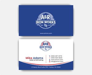 Diseño de Tarjeta de Presentación por DesignerShahadat para A&R Iron Works | Diseño: #36866692