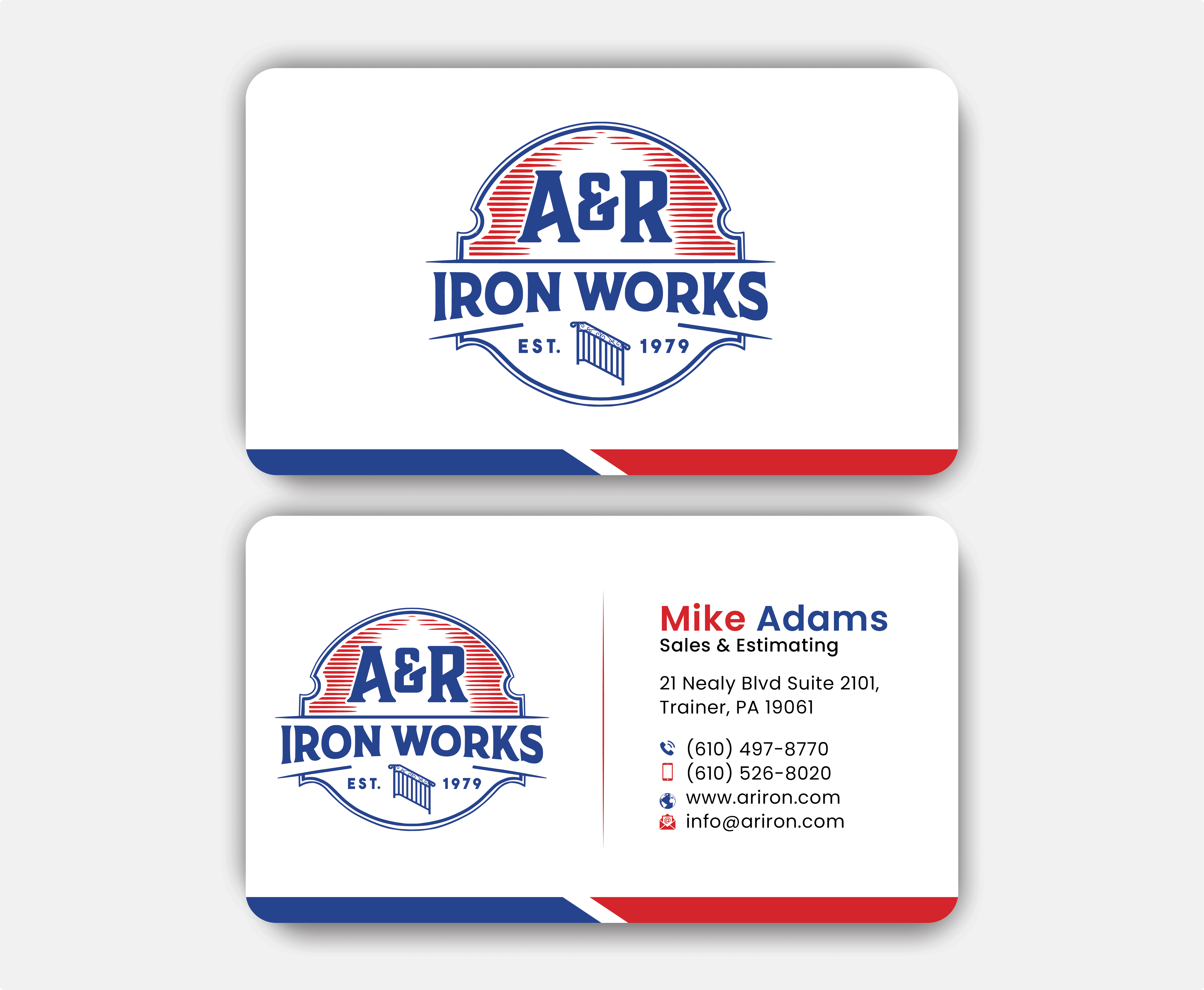 Diseño de Tarjeta de Presentación por DesignerShahadat para A&R Iron Works | Diseño #36866696