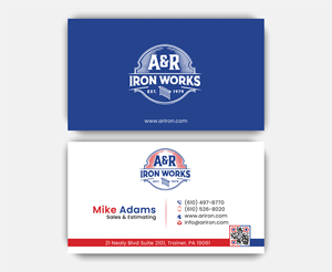 Diseño de Tarjeta de Presentación por DesignerShahadat para A&R Iron Works | Diseño: #36866706