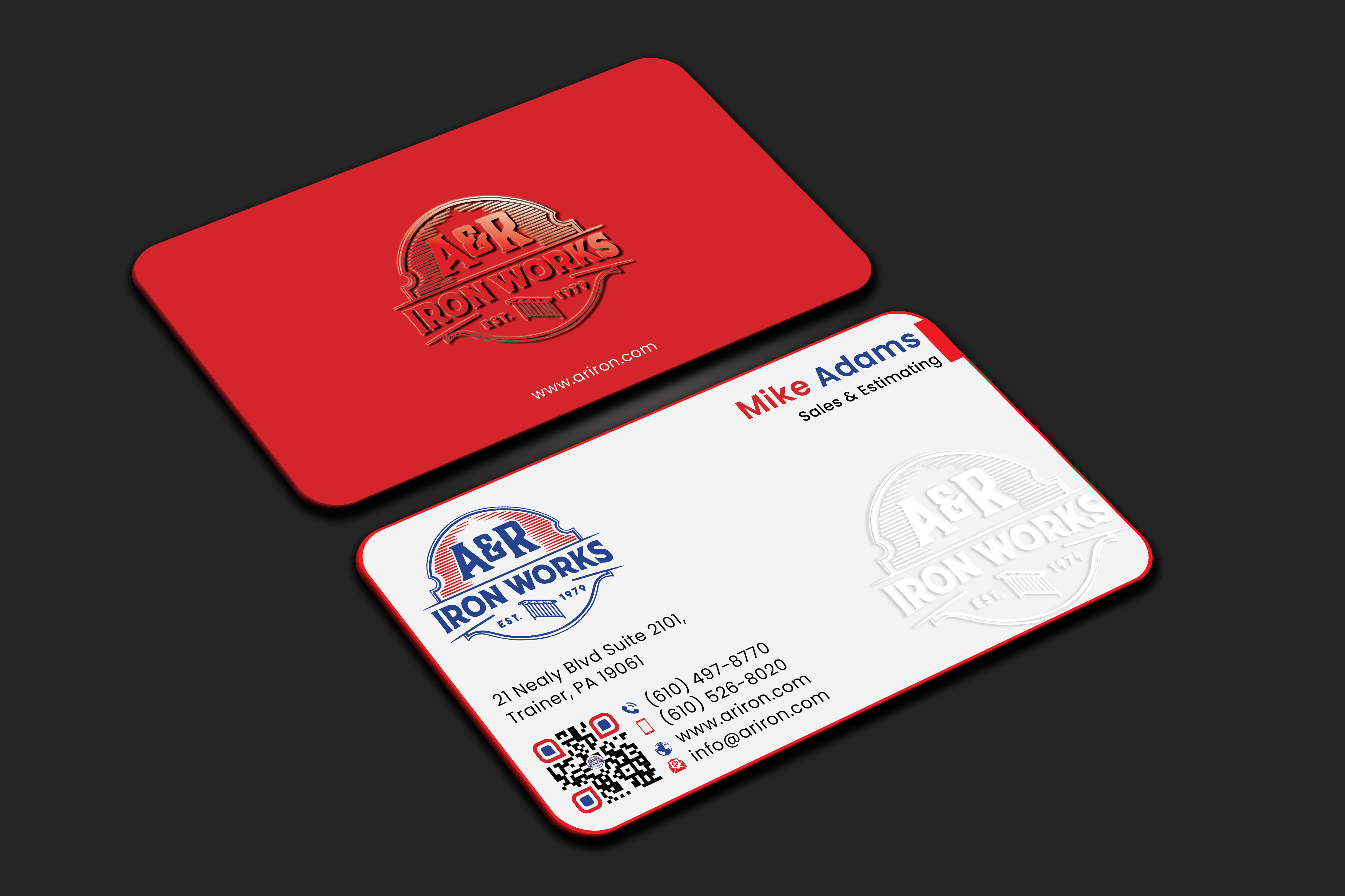 Diseño de Tarjeta de Presentación por DesignerShahadat para A&R Iron Works | Diseño #36866707