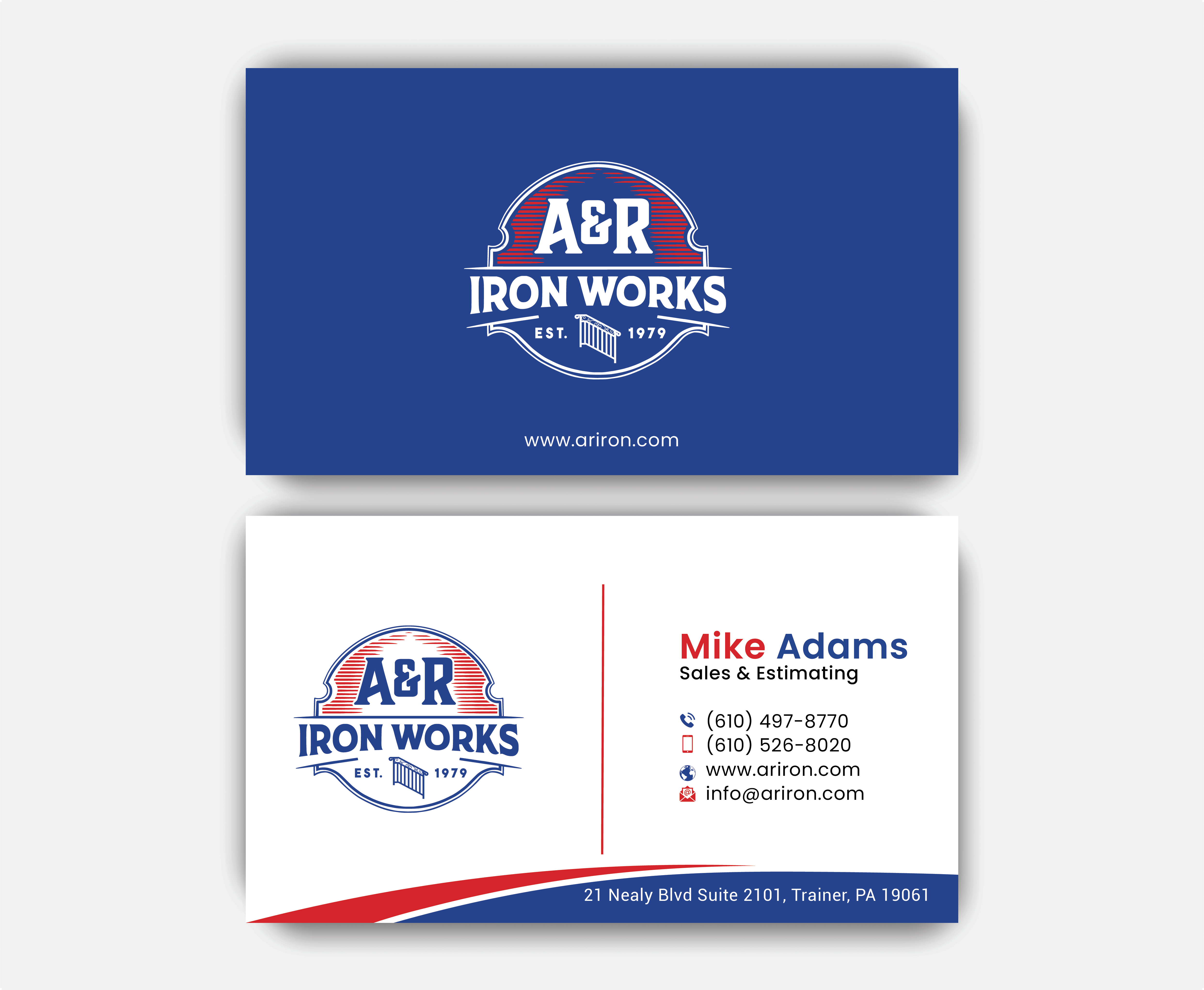 Diseño de Tarjeta de Presentación por DesignerShahadat para A&R Iron Works | Diseño #36866997