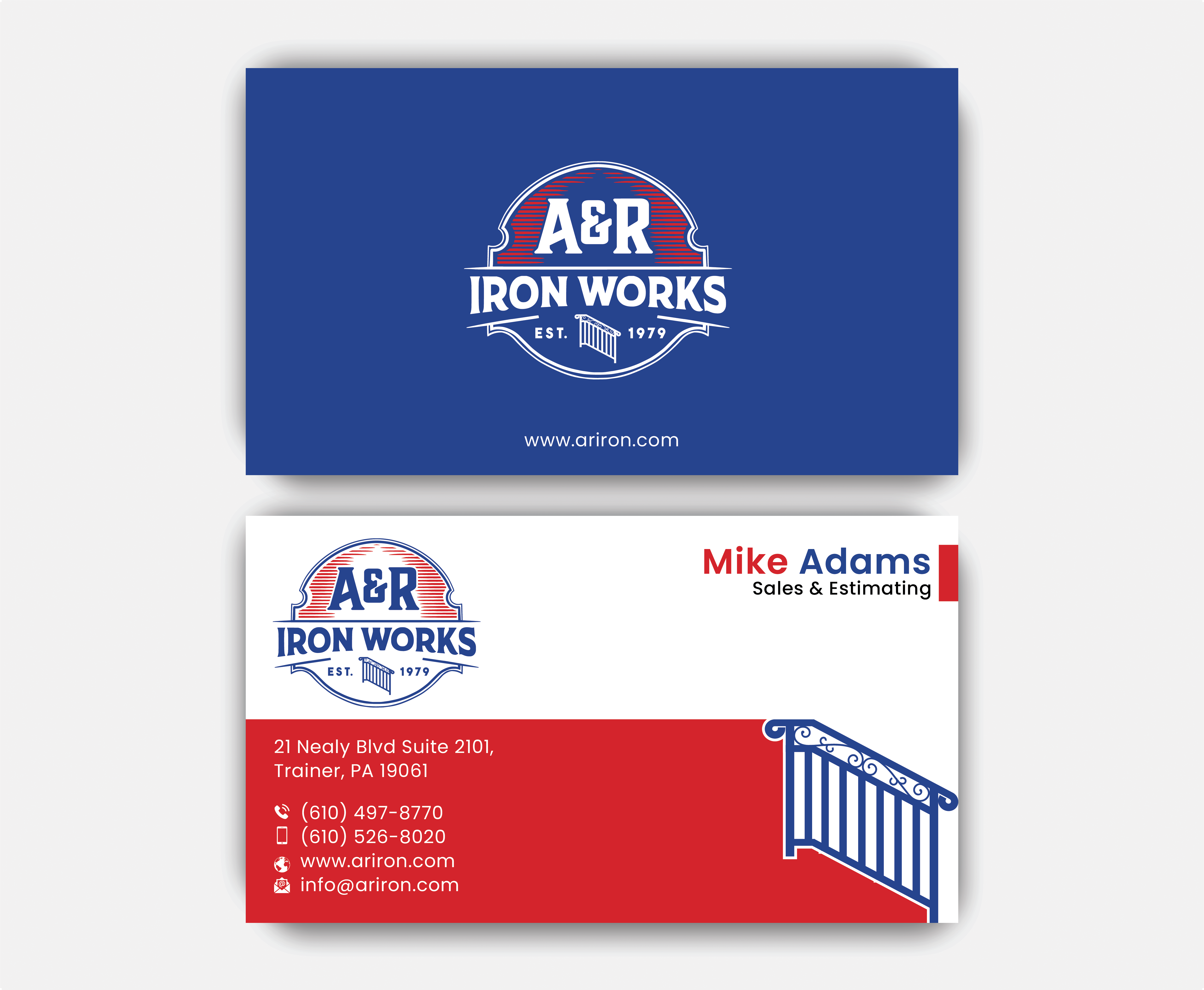 Diseño de Tarjeta de Presentación por DesignerShahadat para A&R Iron Works | Diseño #36867087