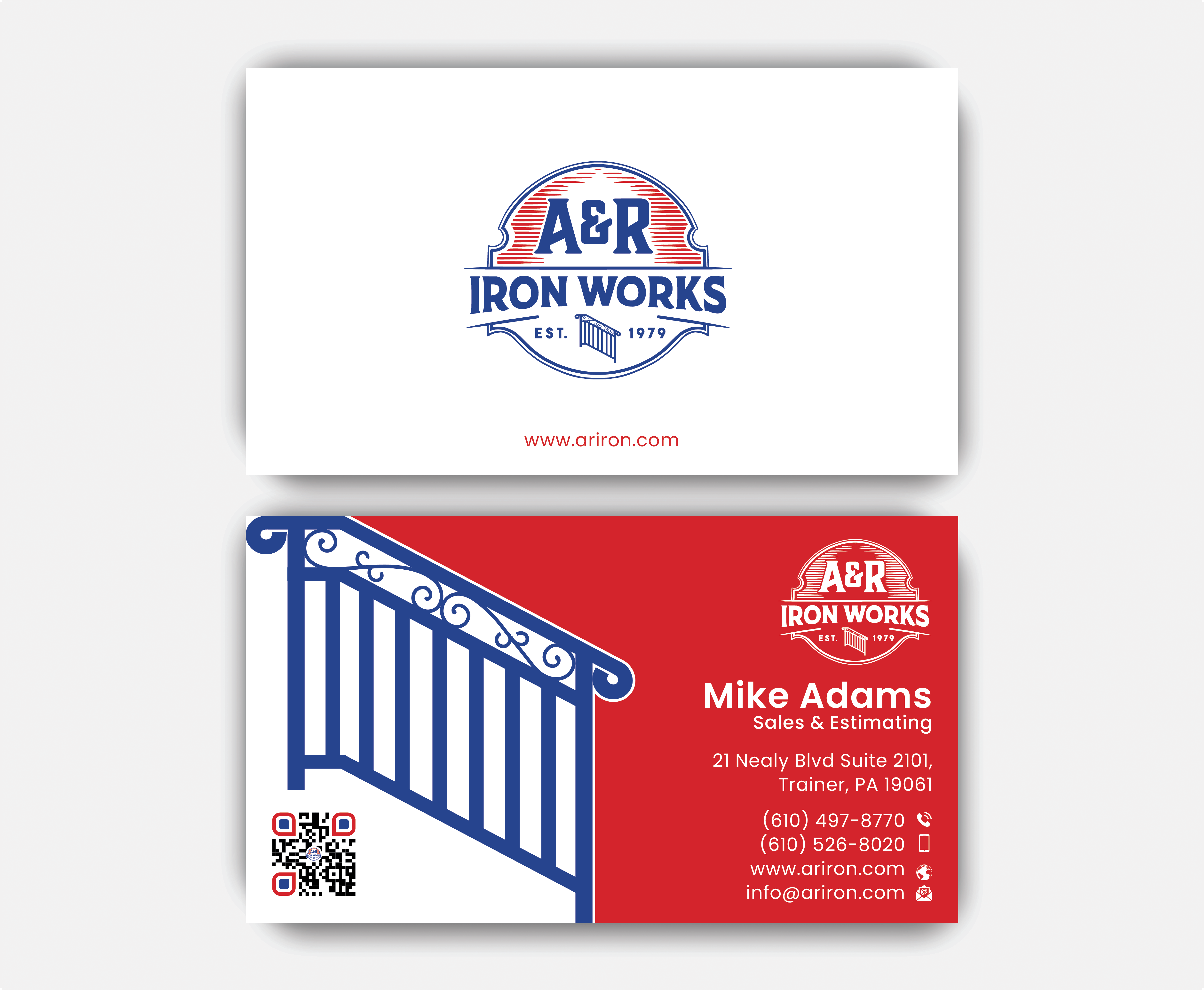 Diseño de Tarjeta de Presentación por DesignerShahadat para A&R Iron Works | Diseño #36867095