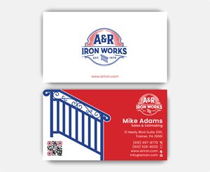 Diseño de Tarjeta de Presentación por DesignerShahadat para A&R Iron Works | Diseño: #36867095
