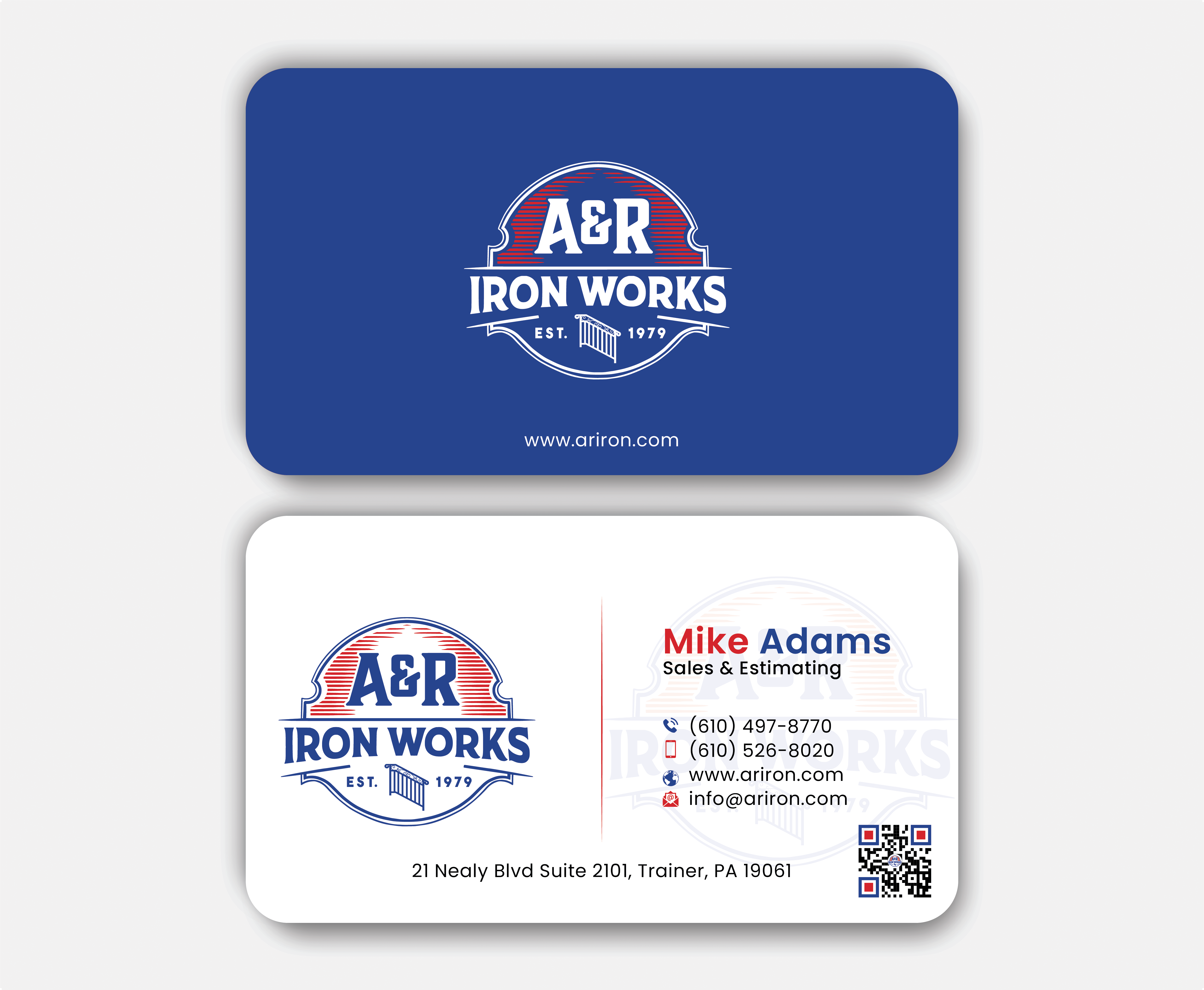 Diseño de Tarjeta de Presentación por DesignerShahadat para A&R Iron Works | Diseño #36867575