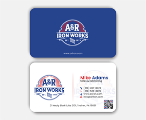 Diseño de Tarjeta de Presentación por DesignerShahadat para A&R Iron Works | Diseño: #36867575