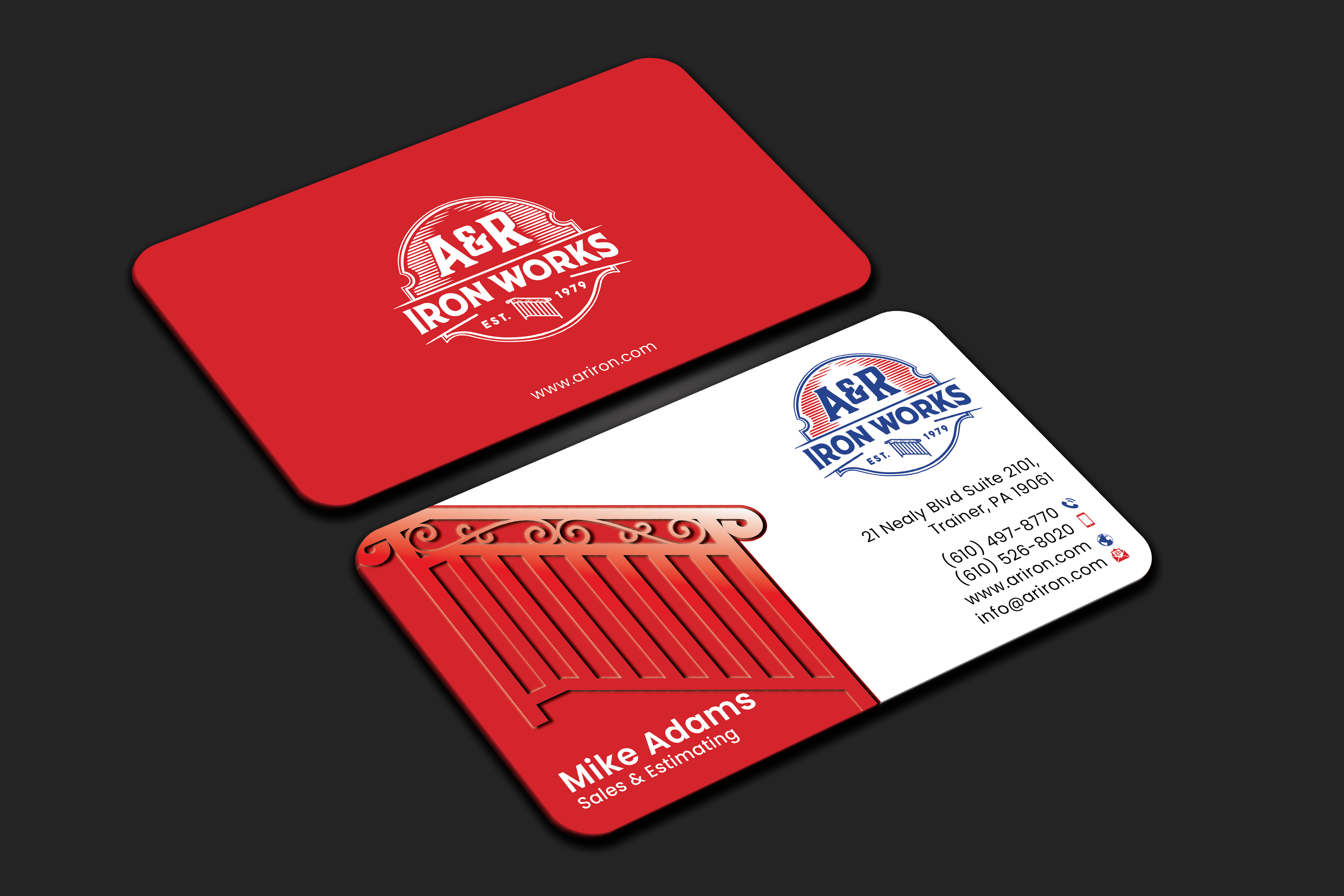 Diseño de Tarjeta de Presentación por DesignerShahadat para A&R Iron Works | Diseño #36867635