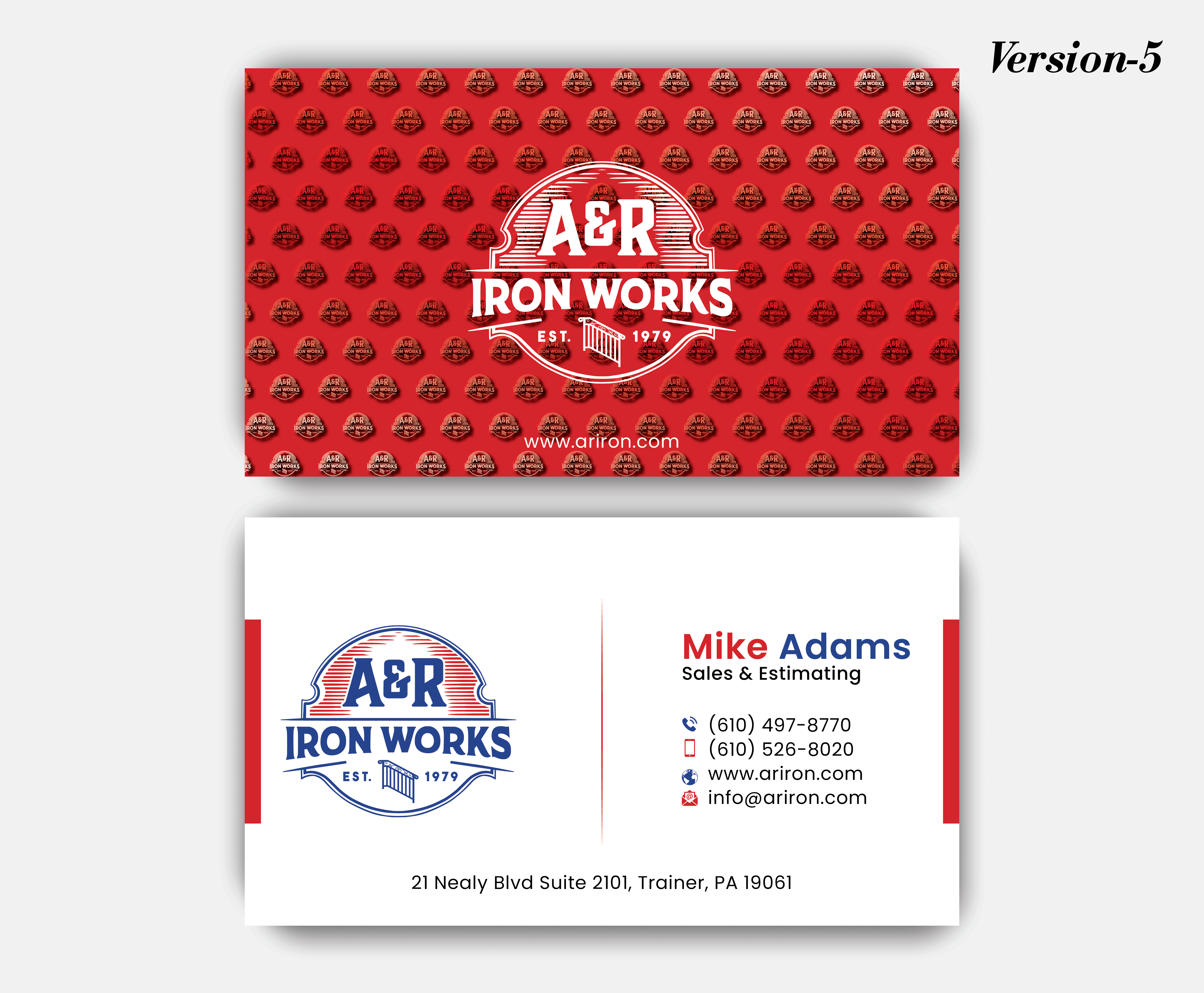 Diseño de Tarjeta de Presentación por DesignerShahadat para A&R Iron Works | Diseño #36869333