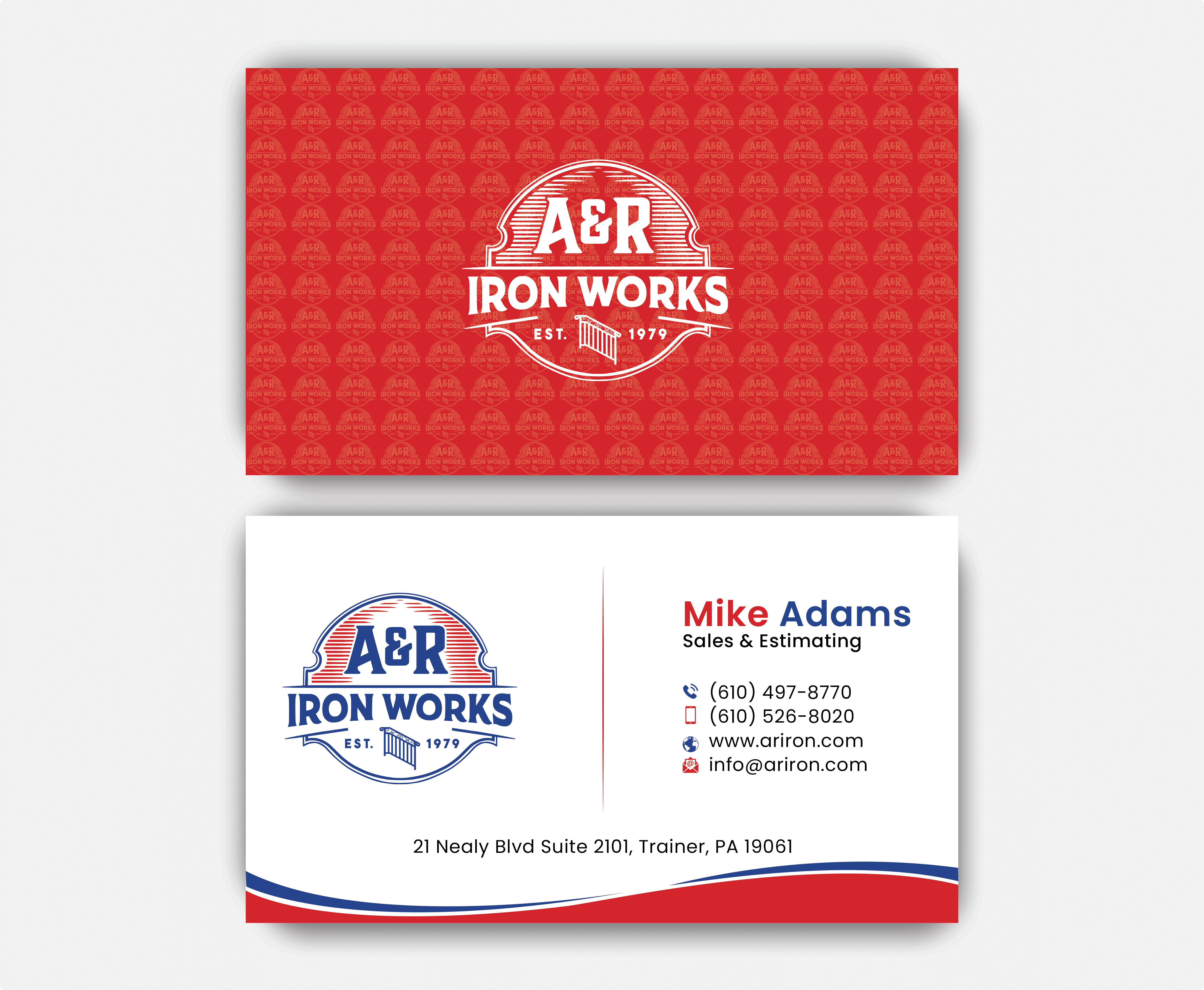 Diseño de Tarjeta de Presentación por DesignerShahadat para A&R Iron Works | Diseño #36872576