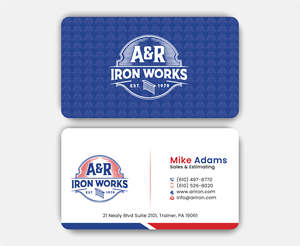 Diseño de Tarjeta de Presentación por DesignerShahadat para A&R Iron Works | Diseño: #36872723