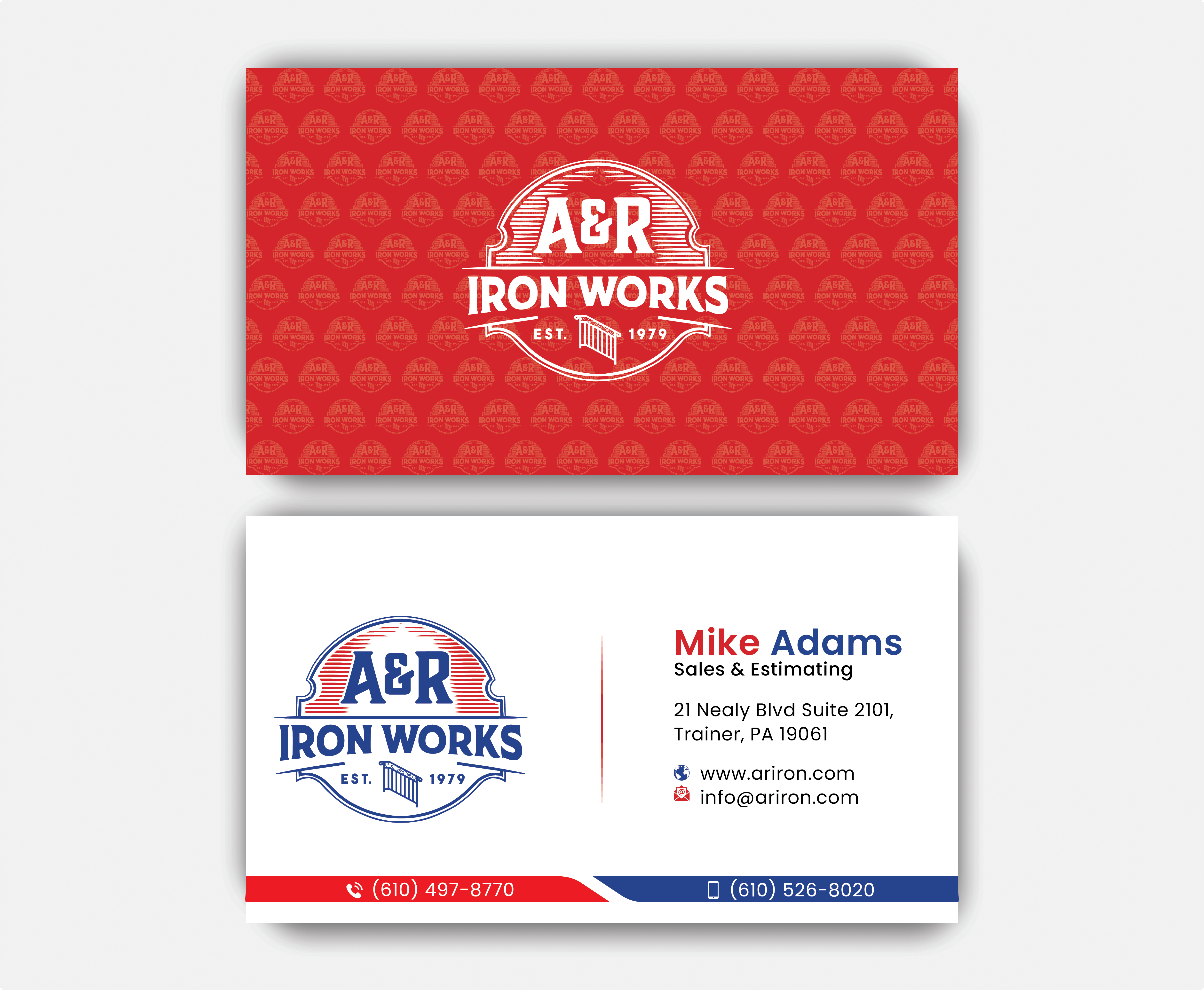 Diseño de Tarjeta de Presentación por DesignerShahadat para A&R Iron Works | Diseño #36872736