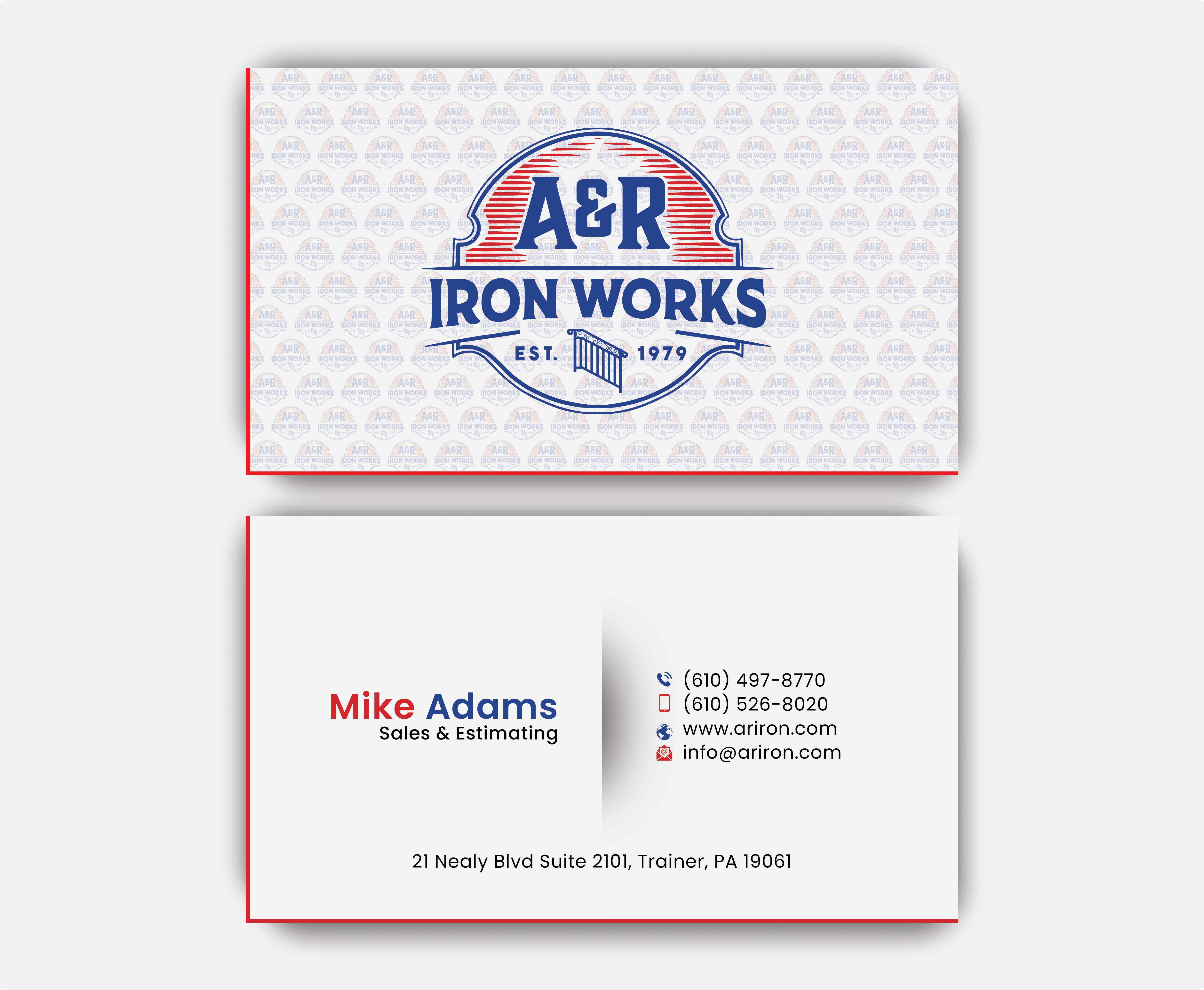 Diseño de Tarjeta de Presentación por DesignerShahadat para A&R Iron Works | Diseño #36872779