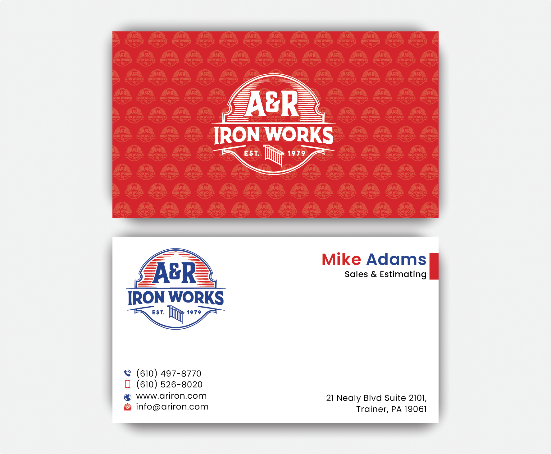 Diseño de Tarjeta de Presentación por DesignerShahadat para A&R Iron Works | Diseño #36879019
