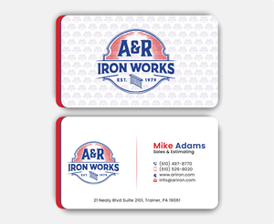 Diseño de Tarjeta de Presentación por DesignerShahadat para A&R Iron Works | Diseño: #36879020